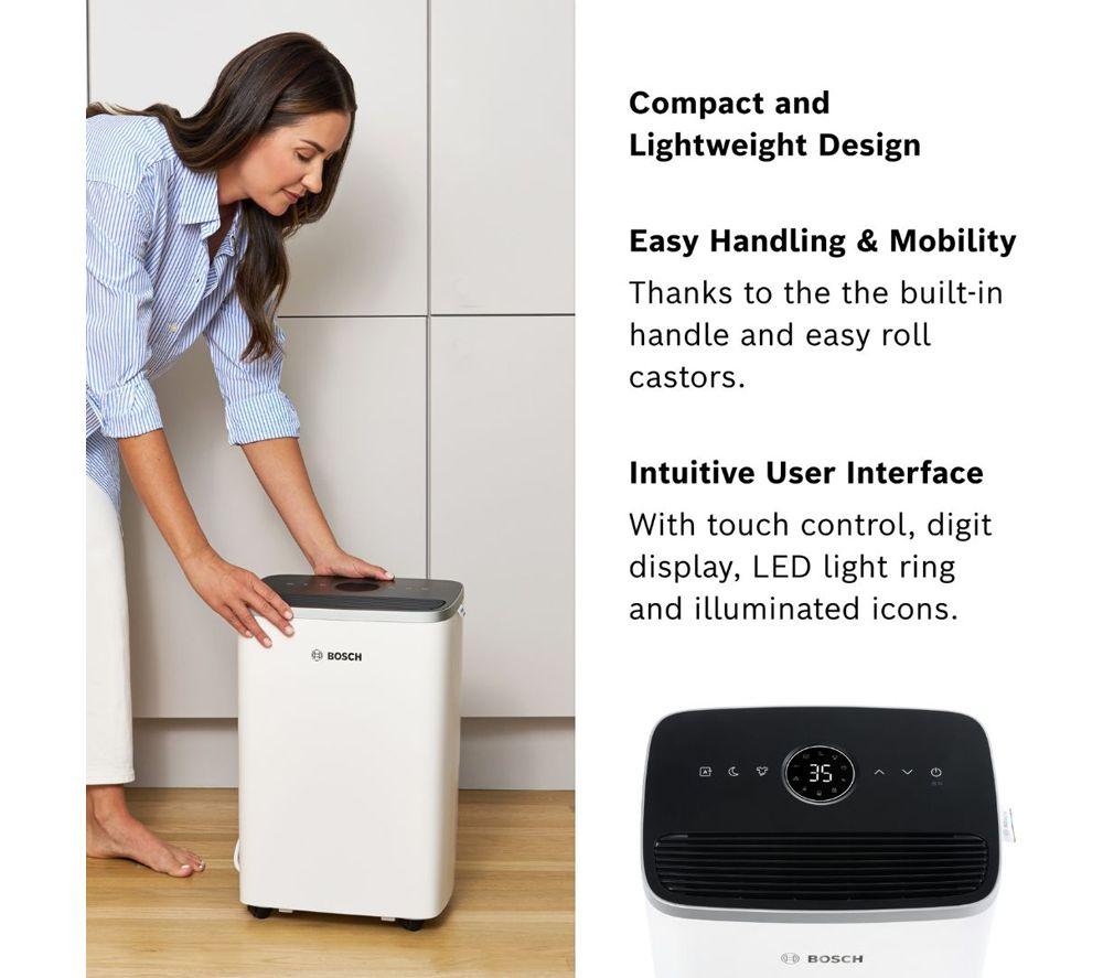 BOSCH Dry 4000 16-litre Portable Dehumidifier - White image number 7 of 10