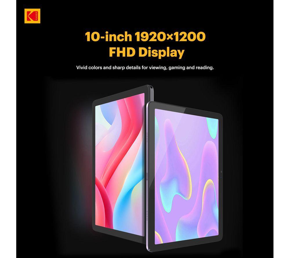 KODAK K10 10" Tablet - 64 GB, Grey image number 4 of 5