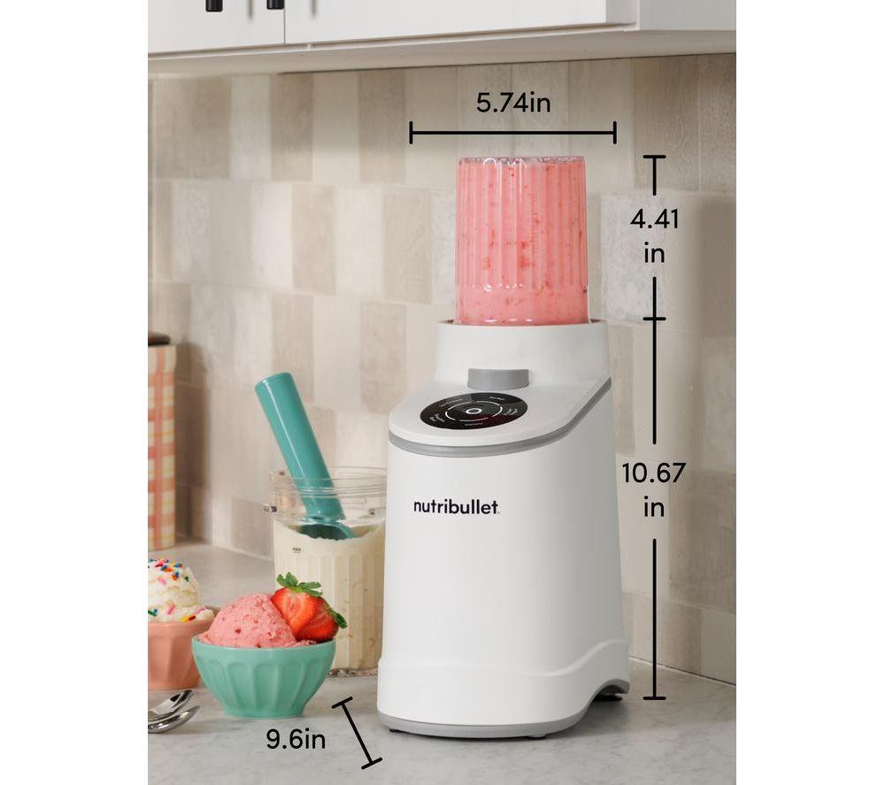 NUTRIBULLET Chill Ice Cream Maker - Matte White image number 5 of 8
