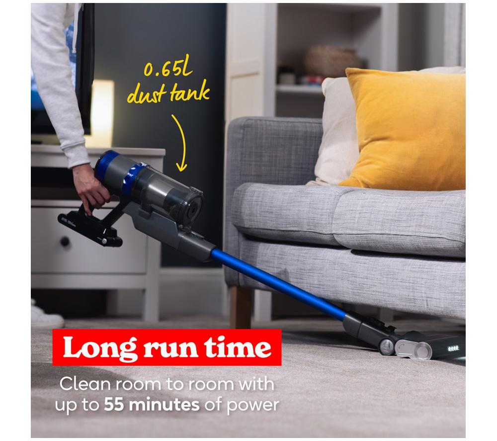 RUSSELL HOBBS Glide Pro Swift RHHS7101 Cordless Bagless Vacuum Cleaner - Grey & Blue image number 6 of 15