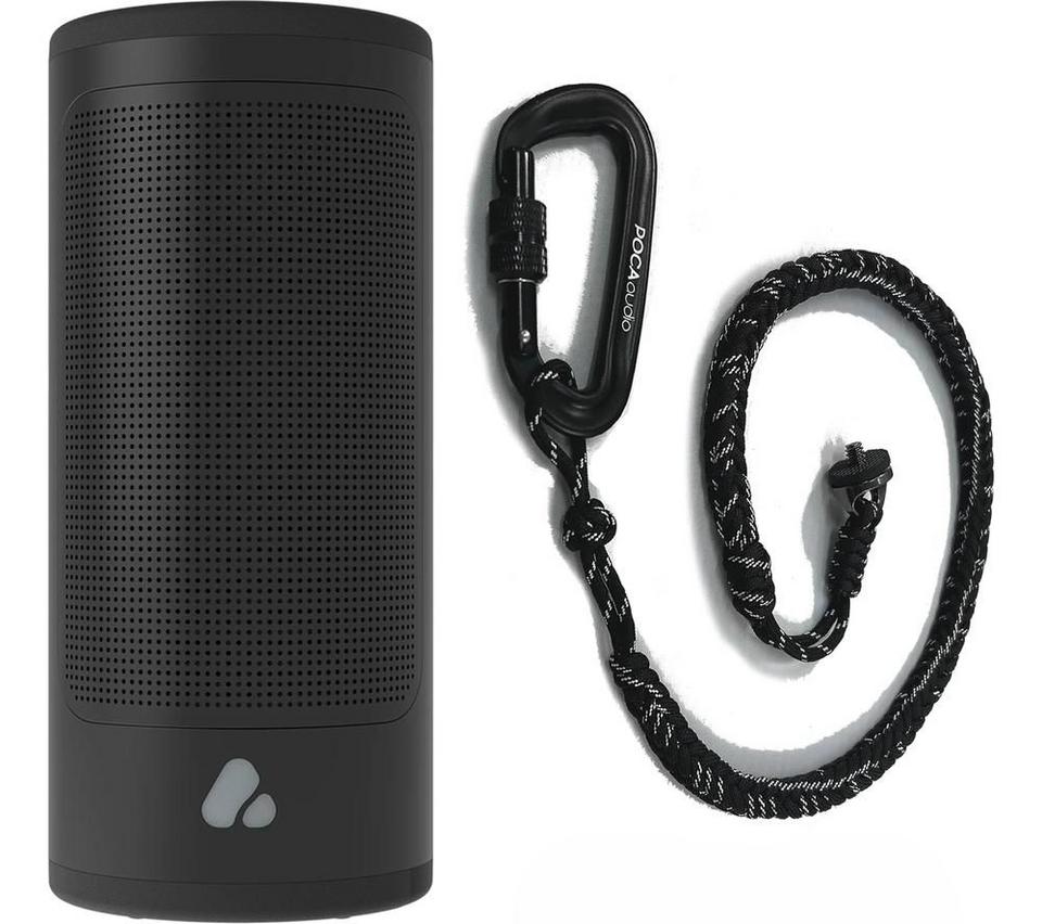 POCA AUDIO PINE Beat Portable Bluetooth Speaker Traveller Set - Black