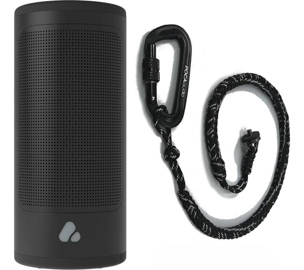 POCA AUDIO PINE Beat Portable Bluetooth Speaker Traveller Set - Black image number 2 of 6