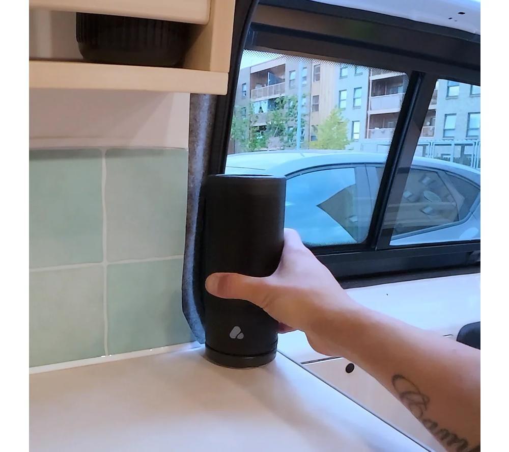 POCA AUDIO PINE Beat Portable Bluetooth Speaker Tiny Home Set - Black image number 6 of 7
