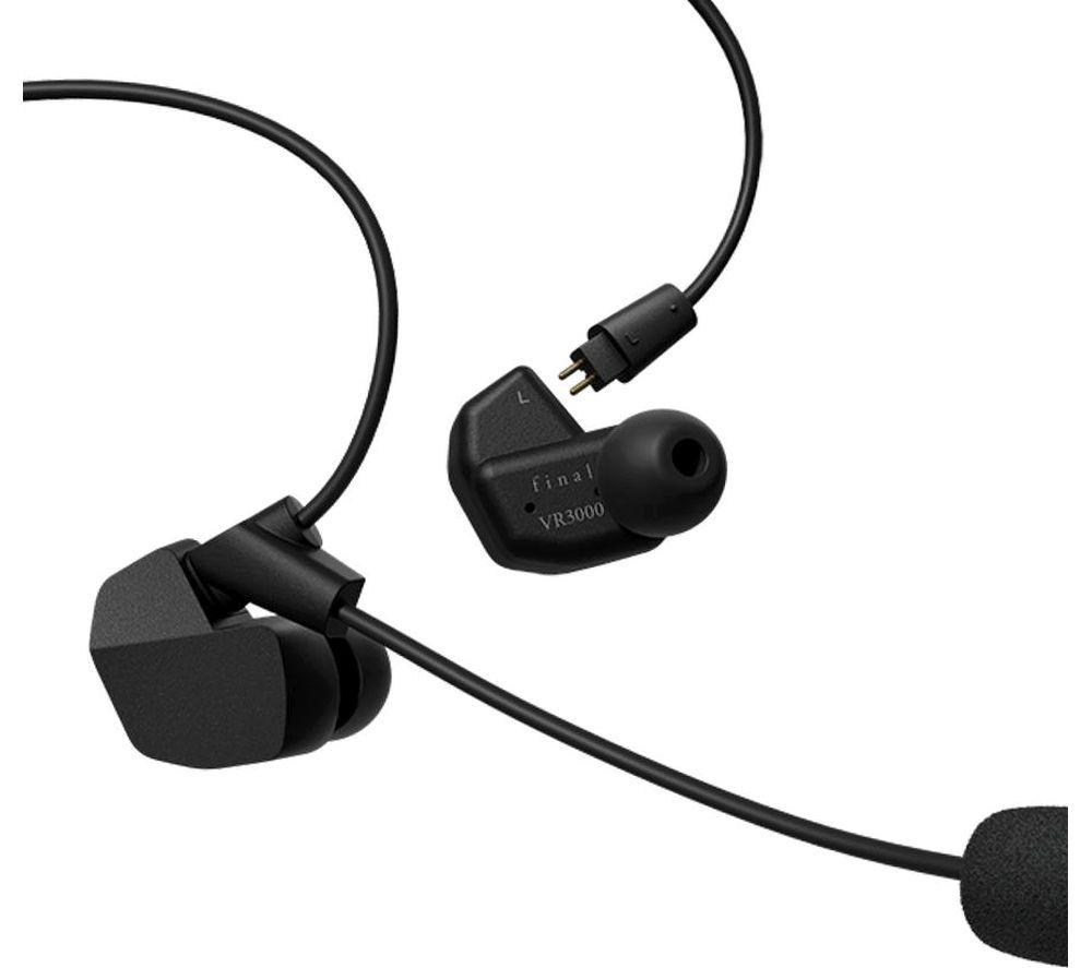 FINAL AUDIO VR3000 +Condenser Mic Gaming Earphones - Black image number 4 of 17