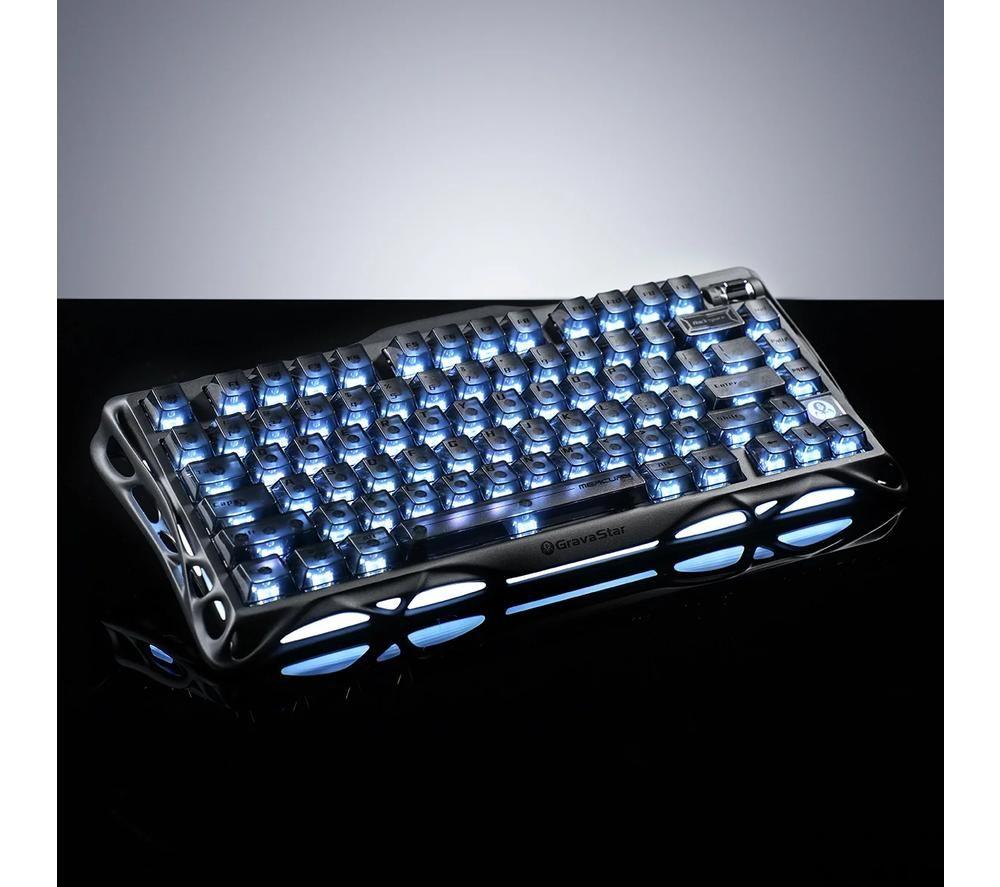 GRAVASTAR Mercury K1 Wireless Mechanical Gaming Keyboard - Stealth Black image number 5 of 8