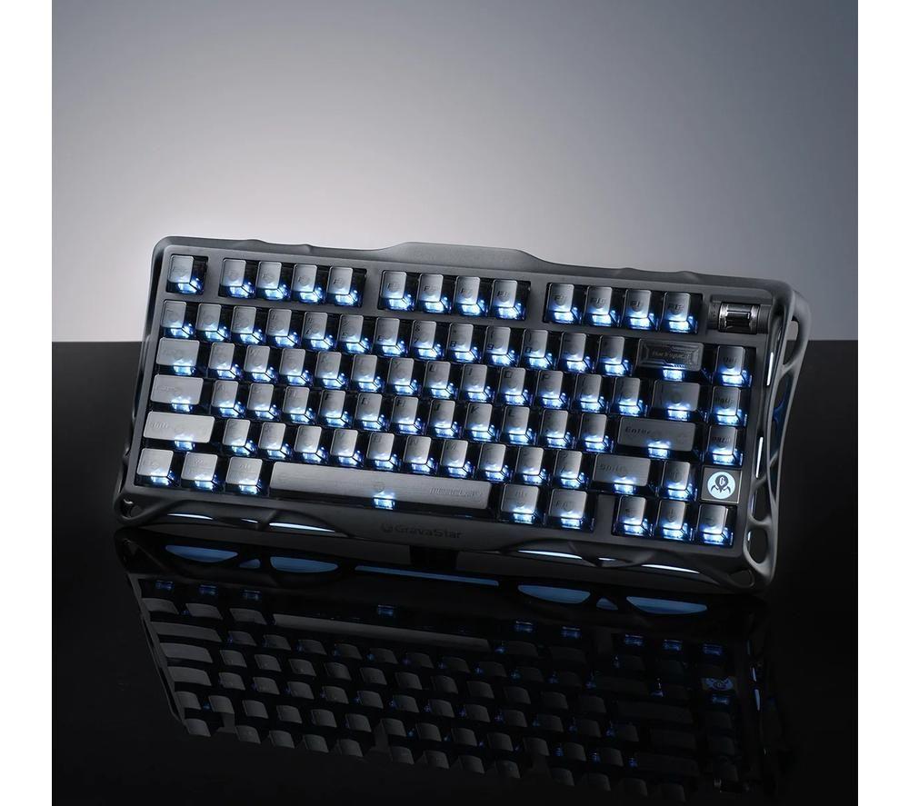 GRAVASTAR Mercury K1 Wireless Mechanical Gaming Keyboard - Stealth Black image number 7 of 8