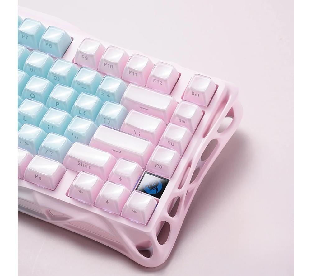 GRAVASTAR Mercury K1 Lite Wireless Mechanical Gaming Keyboard - Aurora Mist image number 4 of 10