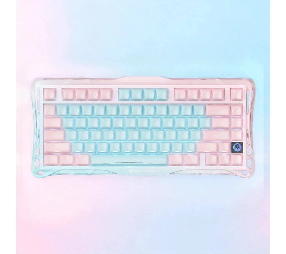 GRAVASTAR Mercury K1 Lite Wireless Mechanical Gaming Keyboard - Aurora Mist image number 5 of 10