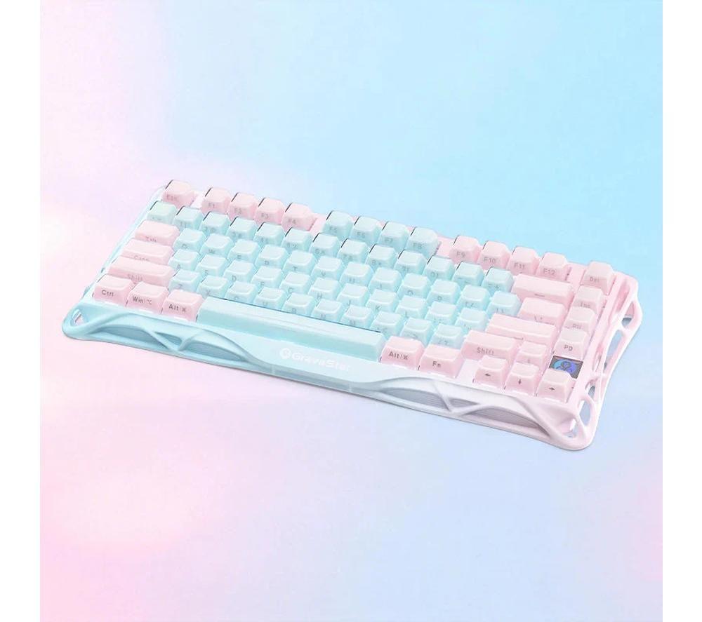GRAVASTAR Mercury K1 Lite Wireless Mechanical Gaming Keyboard - Aurora Mist image number 7 of 10