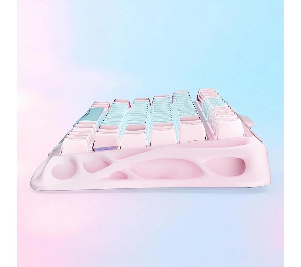 GRAVASTAR Mercury K1 Lite Wireless Mechanical Gaming Keyboard - Aurora Mist image number 9 of 10