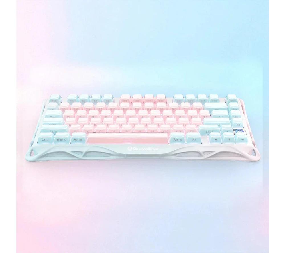 GRAVASTAR Mercury K1 Lite Wireless Mechanical Gaming Keyboard - Lumen Rose image number 4 of 9