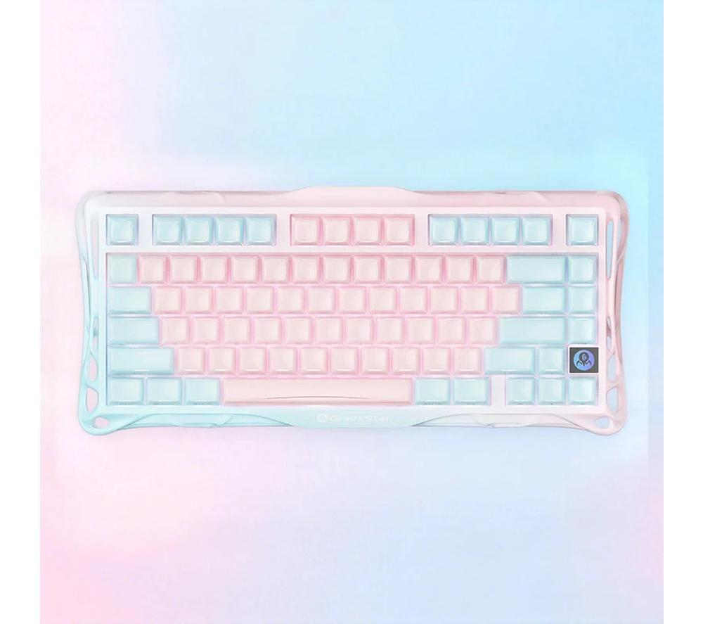 GRAVASTAR Mercury K1 Lite Wireless Mechanical Gaming Keyboard - Lumen Rose image number 5 of 9