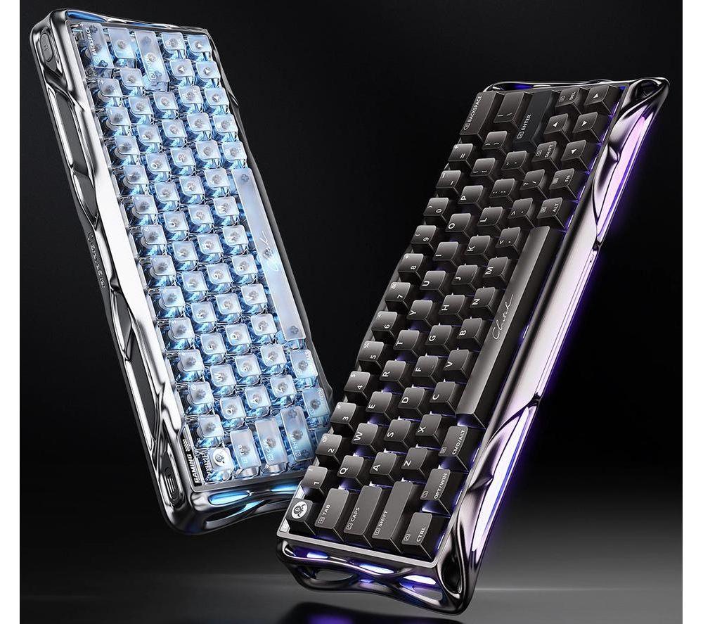 GRAVASTAR Mercury V60 Pro Mechanical Gaming Keyboard - Gun Metal, Deluxe Edition image number 2 of 5