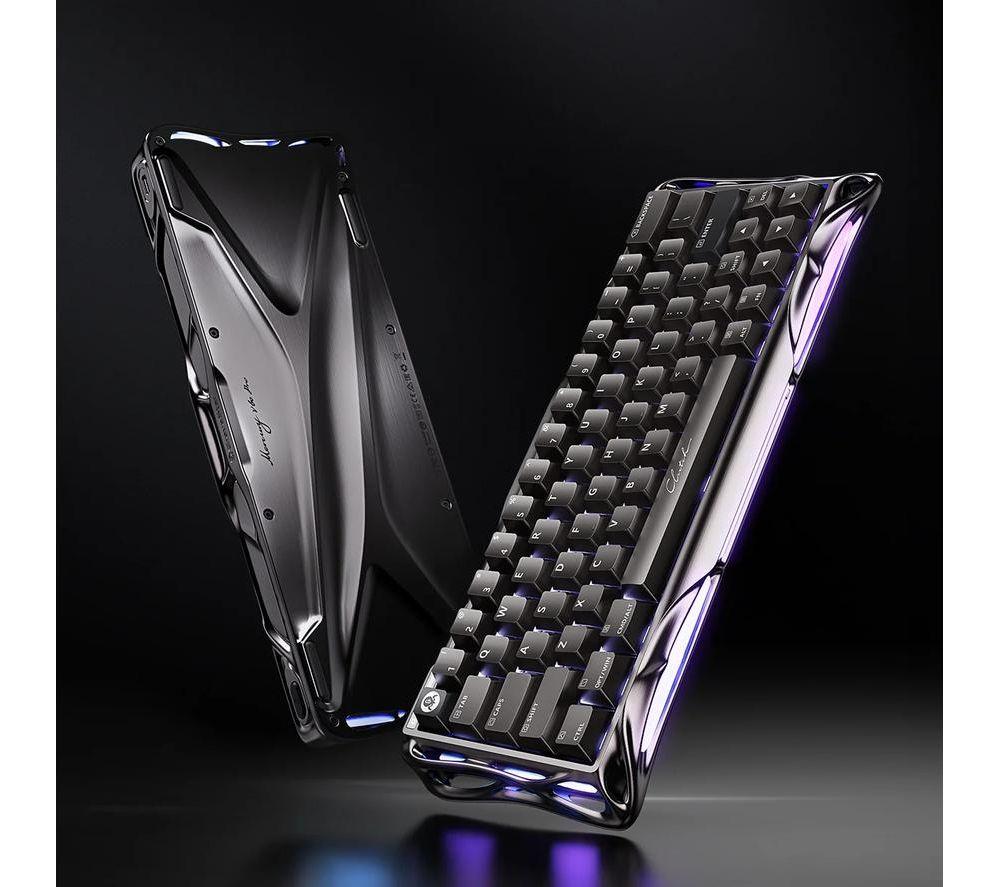 GRAVASTAR Mercury V60 Pro Mechanical Gaming Keyboard - Gun Metal, Deluxe Edition image number 3 of 5