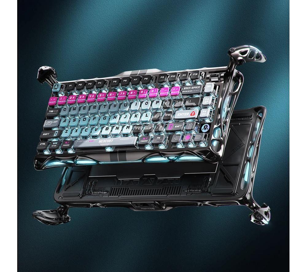 GRAVASTAR Mercury V75 Pro Mechanical Gaming Keyboard - Cyberpunk image number 4 of 8