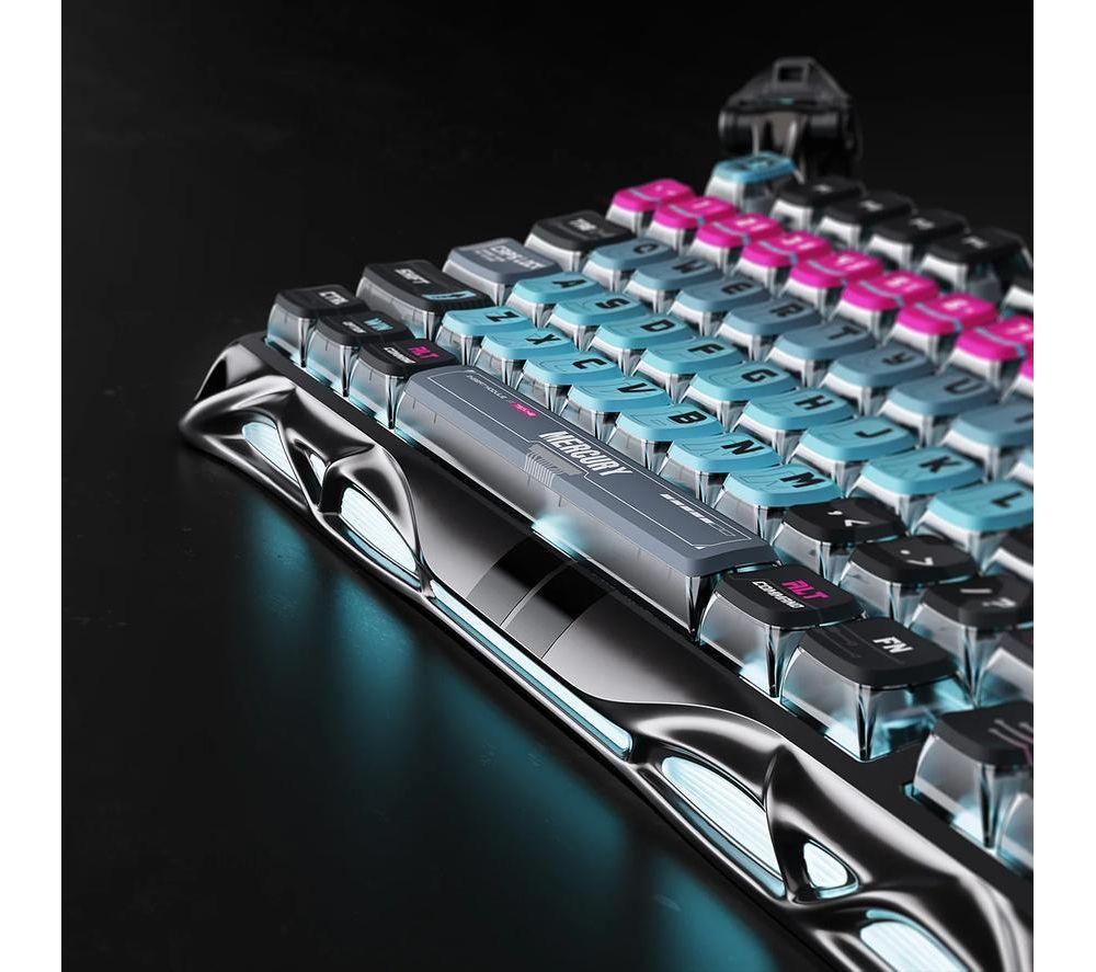 GRAVASTAR Mercury V75 Pro Mechanical Gaming Keyboard - Cyberpunk image number 8 of 8