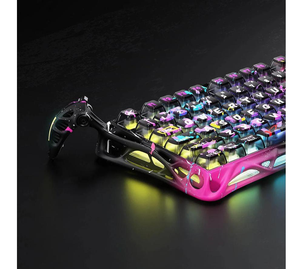 GRAVASTAR Mercury V75 Pro Mechanical Gaming Keyboard - Neon Graffiti, Special Edition image number 8 of 8