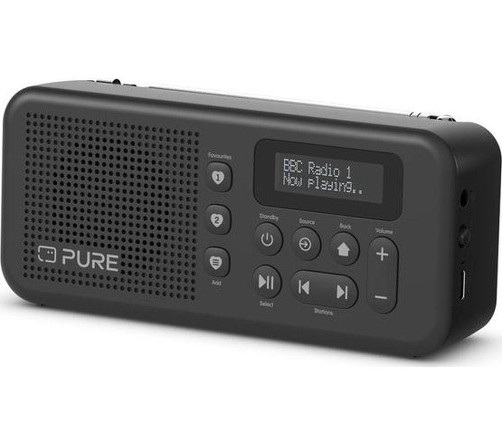 PURE Elan Move DAB+/FM Bluetooth Radio - Black image number 2 of 5