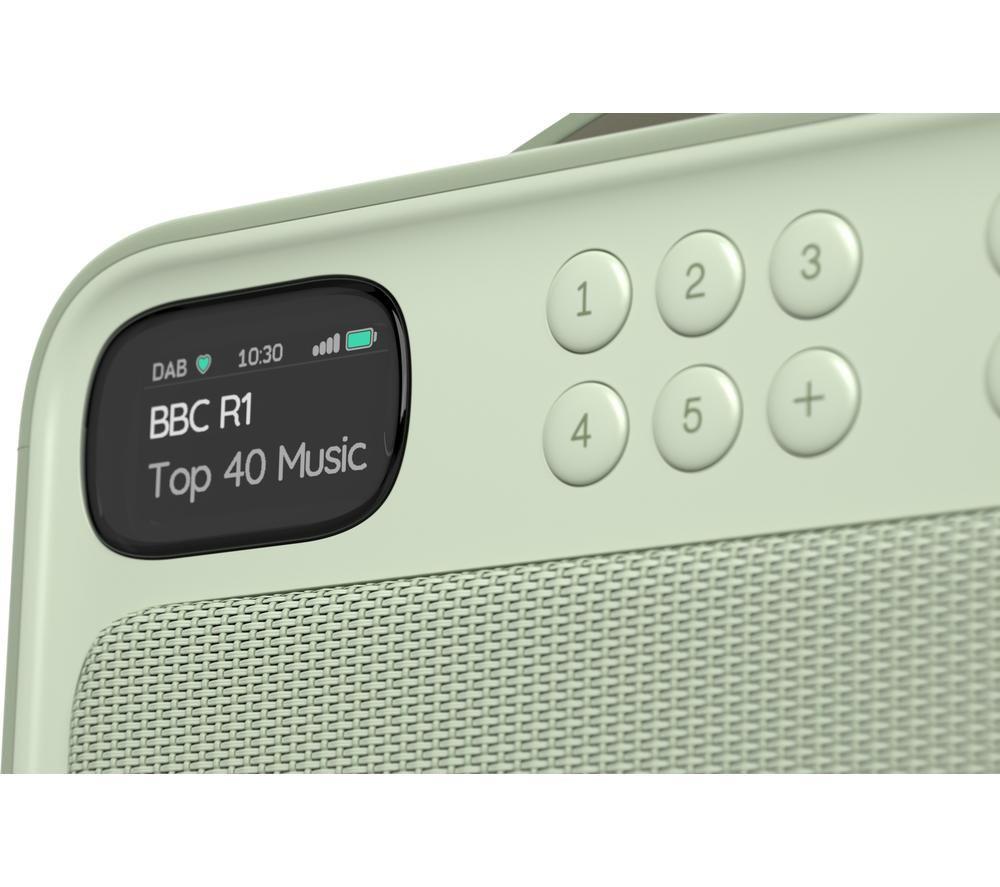 PURE Bloom Portable DAB+/FM Bluetooth Radio - Sage image number 3 of 7