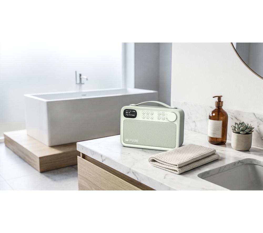PURE Bloom Portable DAB+/FM Bluetooth Radio - Sage image number 7 of 7