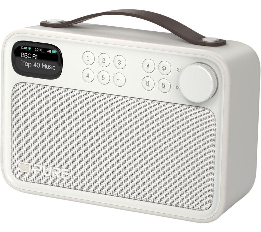 PURE Bloom Portable DABﱓ Bluetooth Radio - Sand, Cream