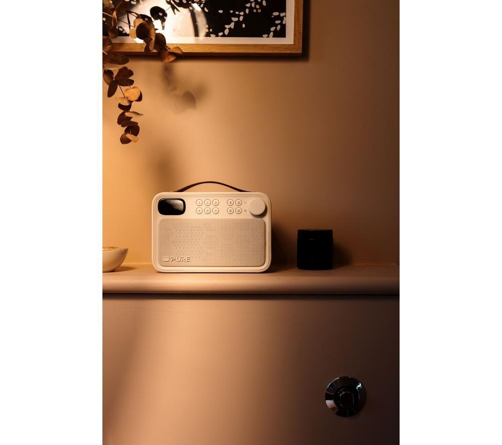 PURE Bloom Portable DAB+/FM Bluetooth Radio - Sand image number 4 of 8