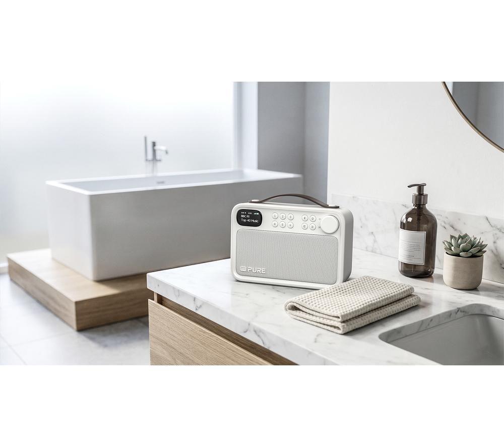 PURE Bloom Portable DAB+/FM Bluetooth Radio - Sand image number 8 of 8