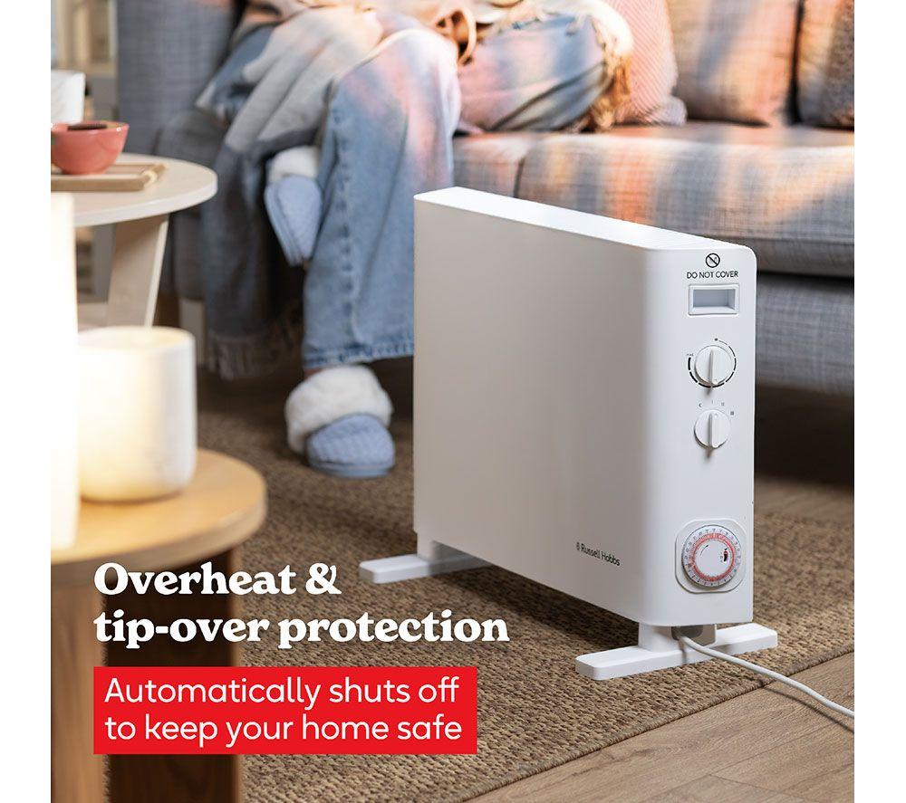 RUSSELL HOBBS RHCVH6002W Portable Convector Heater - White image number 3 of 12
