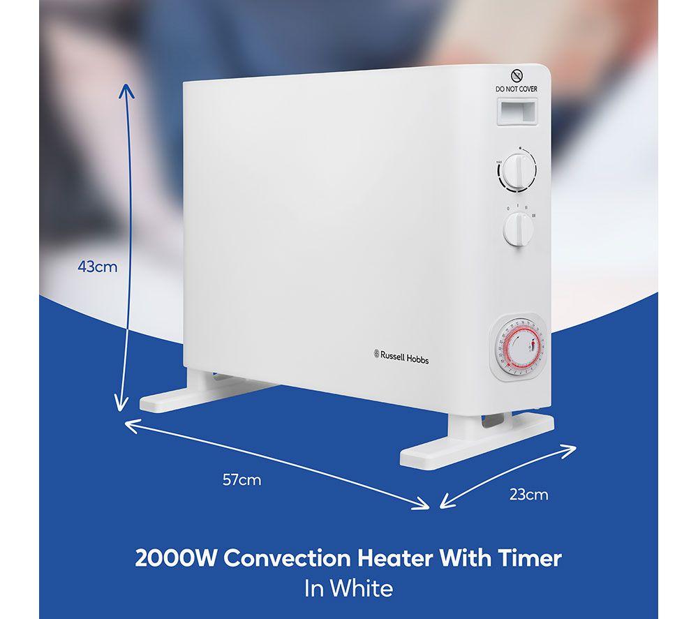 RUSSELL HOBBS RHCVH6002W Portable Convector Heater - White image number 12 of 12