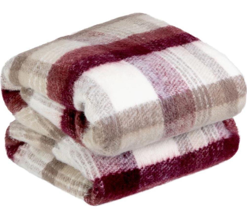RUSSELL HOBBS RHHT1006TAR Heated Throw - Double, Pink image number 2 of 4