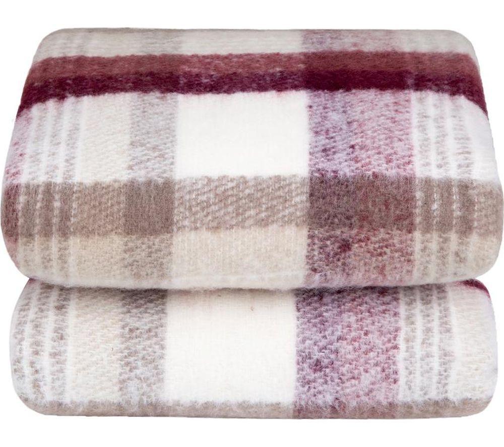 RUSSELL HOBBS RHHT1006TAR Heated Throw - Double, Pink image number 3 of 4
