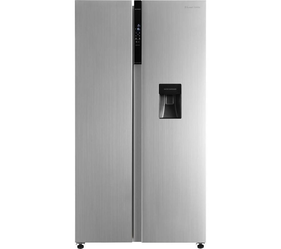 RUSSELL HOBBS RH90AFF201SS-WD American-Style Fridge Freezer - Stainless Steel