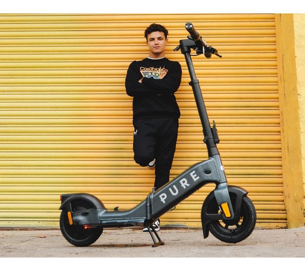 PURE ELECTRIC Advance Flex Folding Electric Scooter - Mercury Grey image number 6 of 7