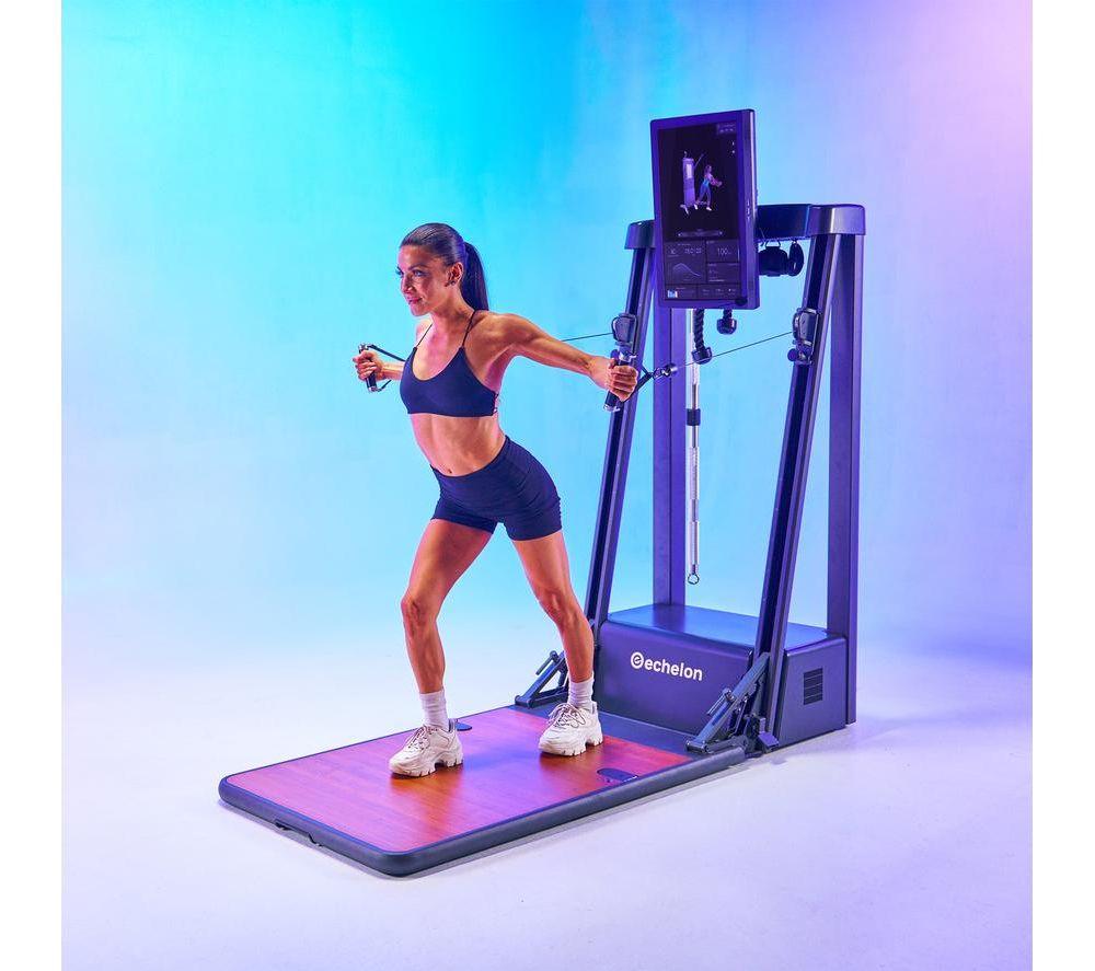 ECHELON Strength+ ECH-ES-5 Smart Strength Training Machine - Black & Brown image number 4 of 7