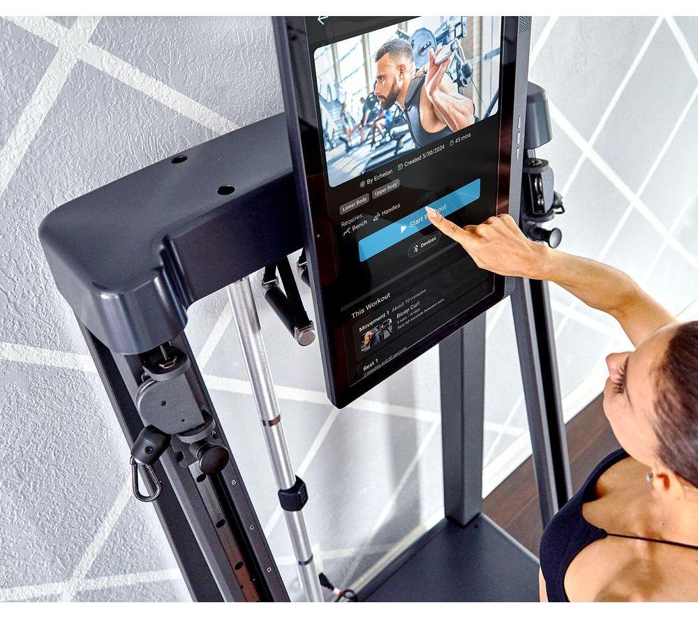ECHELON Strength+ ECH-ES-5 Smart Strength Training Machine - Black & Brown image number 7 of 7