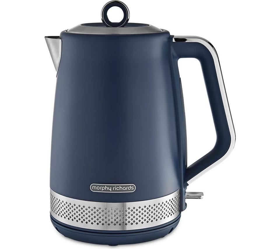 MORPHY RICHARDS Illumination 108023 Jug Kettle - Navy Peony