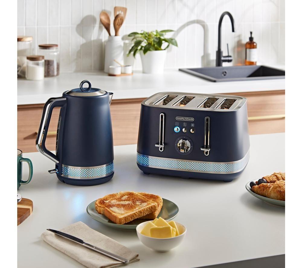 MORPHY RICHARDS Illumination 108023 Jug Kettle - Navy Peony image number 3 of 6