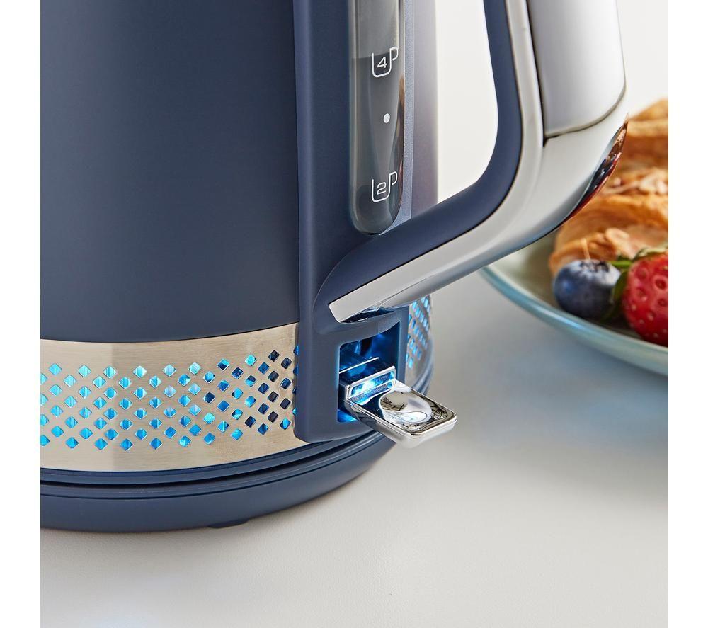 MORPHY RICHARDS Illumination 108023 Jug Kettle - Navy Peony image number 4 of 6