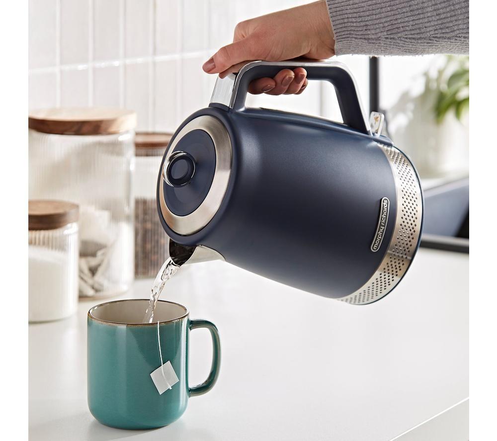 MORPHY RICHARDS Illumination 108023 Jug Kettle - Navy Peony image number 5 of 6