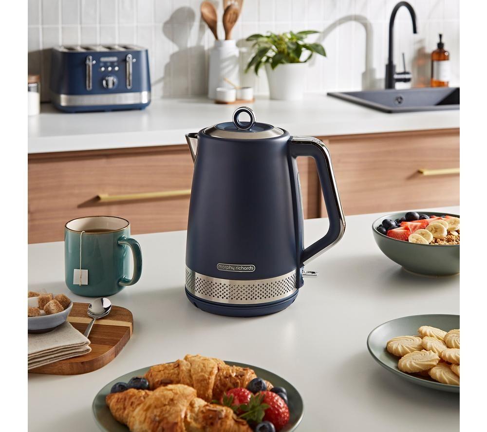 MORPHY RICHARDS Illumination 108023 Jug Kettle - Navy Peony image number 6 of 6