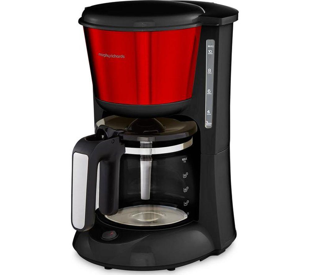 MORPHY RICHARDS Equip 162503 Filter Coffee Machine - Red image number 2 of 7