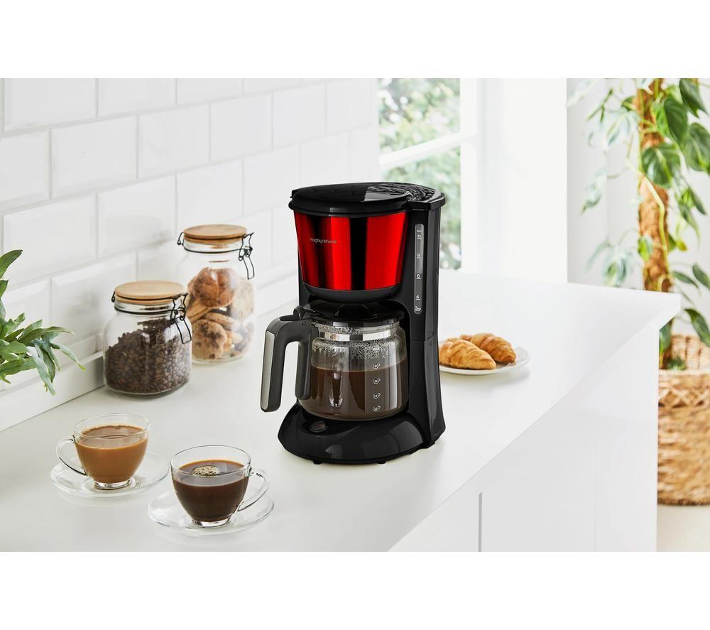 MORPHY RICHARDS Equip 162503 Filter Coffee Machine - Red image number 4 of 7