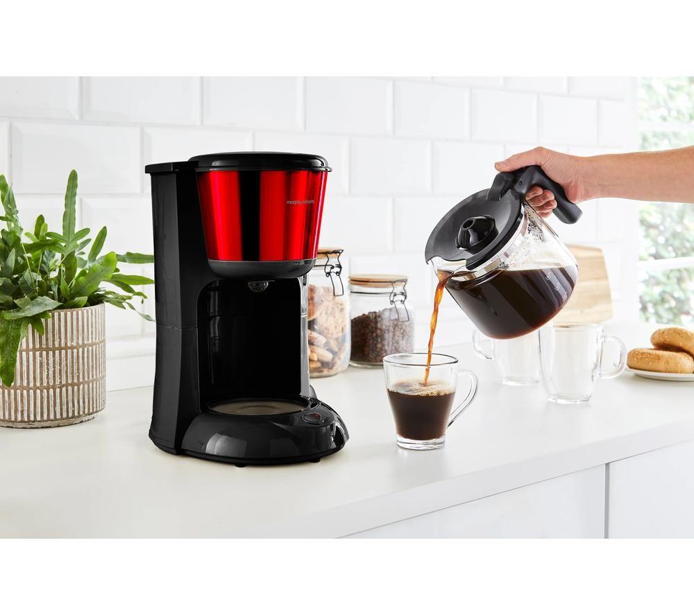 MORPHY RICHARDS Equip 162503 Filter Coffee Machine - Red image number 5 of 7