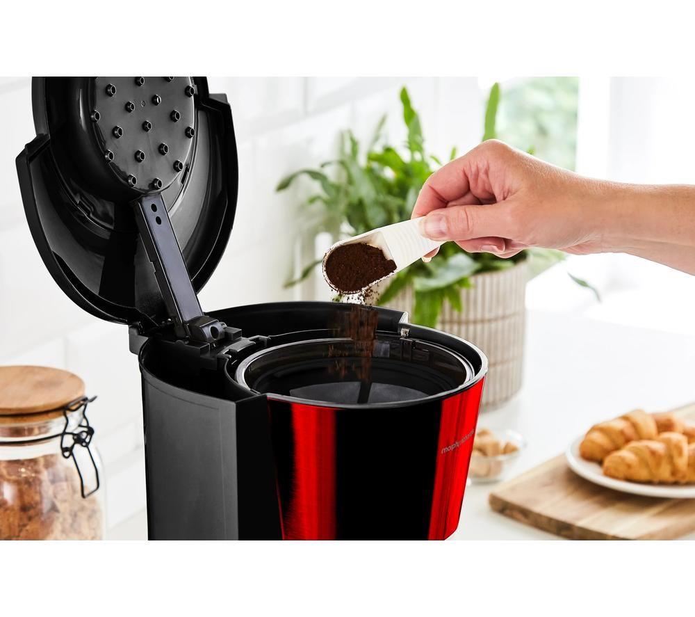 MORPHY RICHARDS Equip 162503 Filter Coffee Machine - Red image number 7 of 7