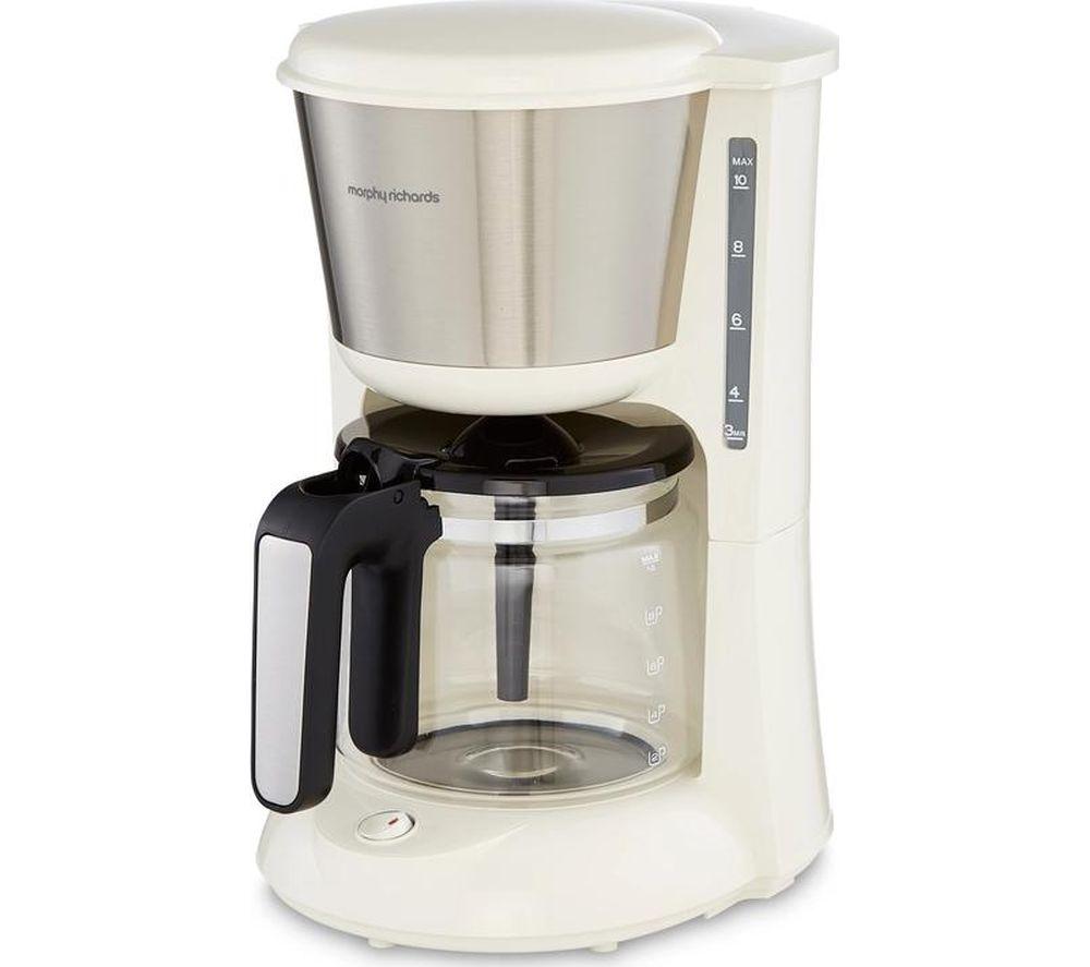 MORPHY RICHARDS Equip 162504 Filter Coffee Machine - Cream image number 3 of 8