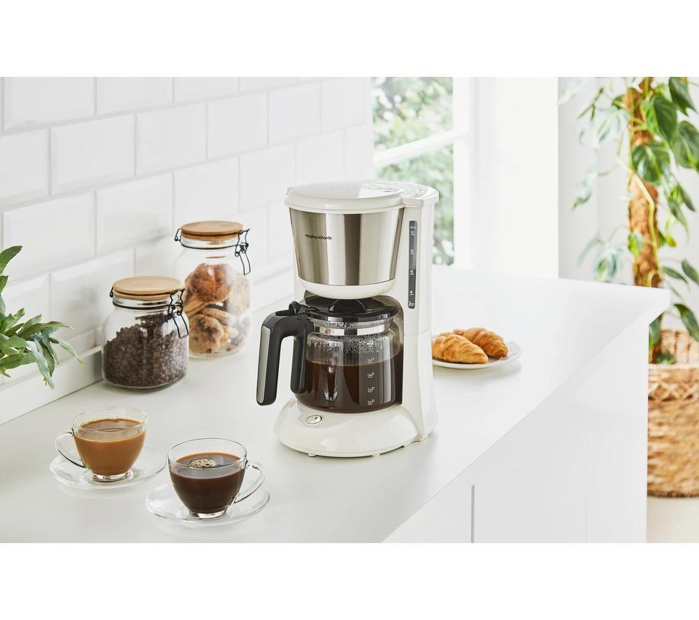 MORPHY RICHARDS Equip 162504 Filter Coffee Machine - Cream image number 4 of 8