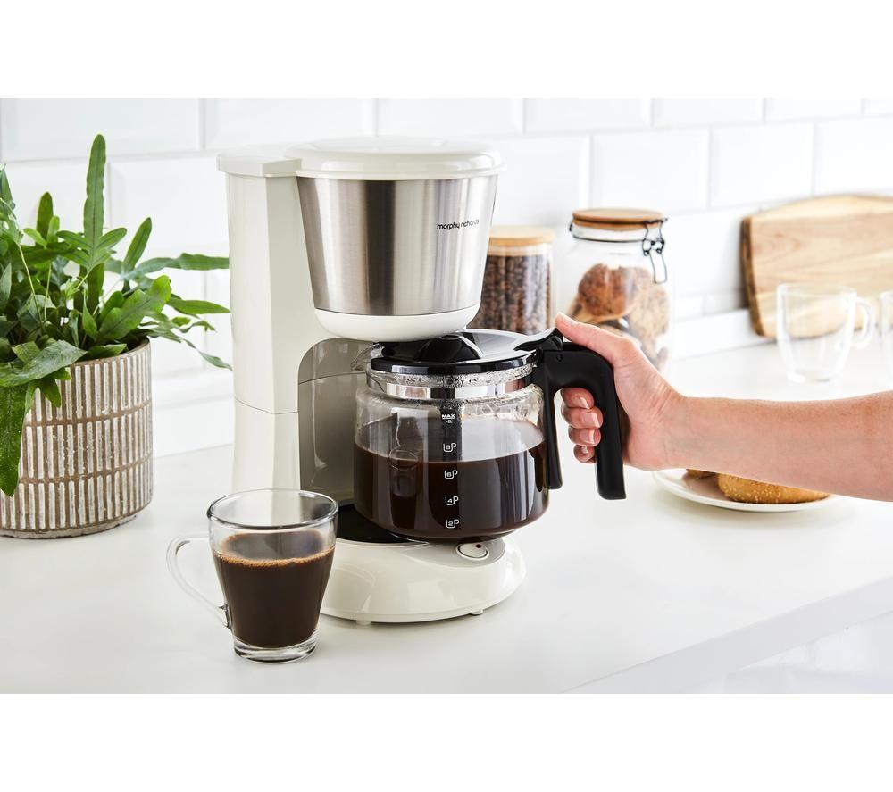 MORPHY RICHARDS Equip 162504 Filter Coffee Machine - Cream image number 5 of 8