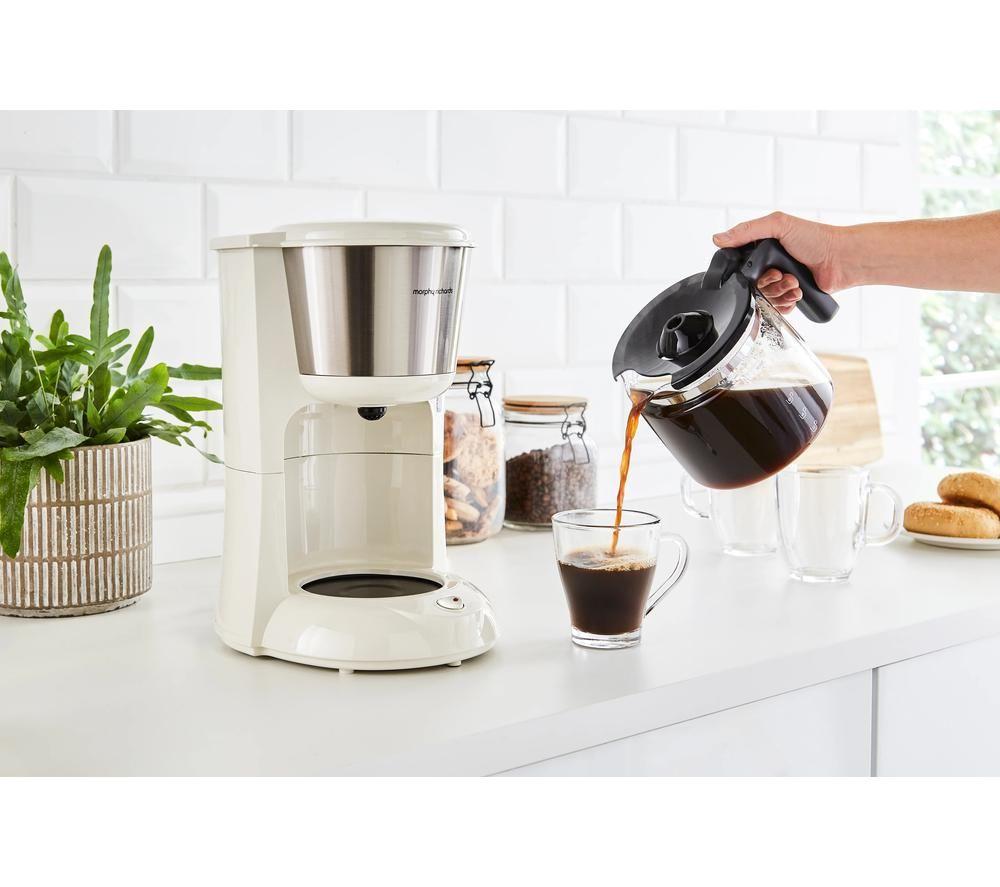 MORPHY RICHARDS Equip 162504 Filter Coffee Machine - Cream image number 6 of 8