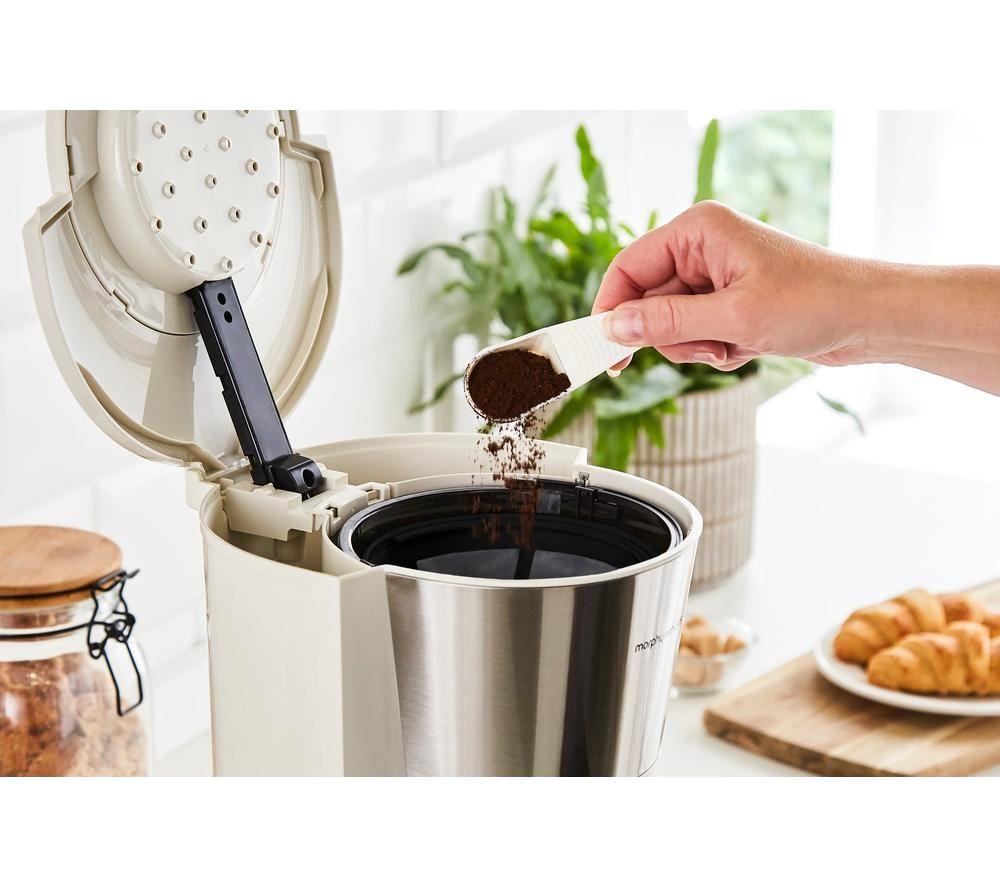 MORPHY RICHARDS Equip 162504 Filter Coffee Machine - Cream image number 8 of 8