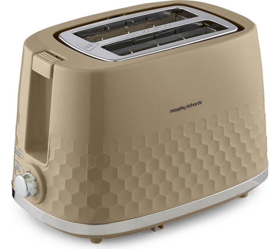 MORPHY RICHARDS Hive 220035 2-Slice Toaster - Travertine
